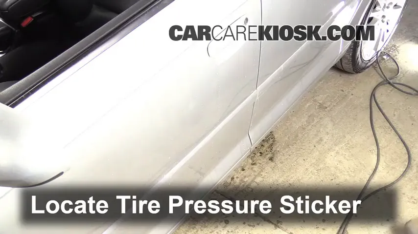 2007 Audi A3 2.0L 4 Cyl. Turbo Tires & Wheels Check Tire Pressure